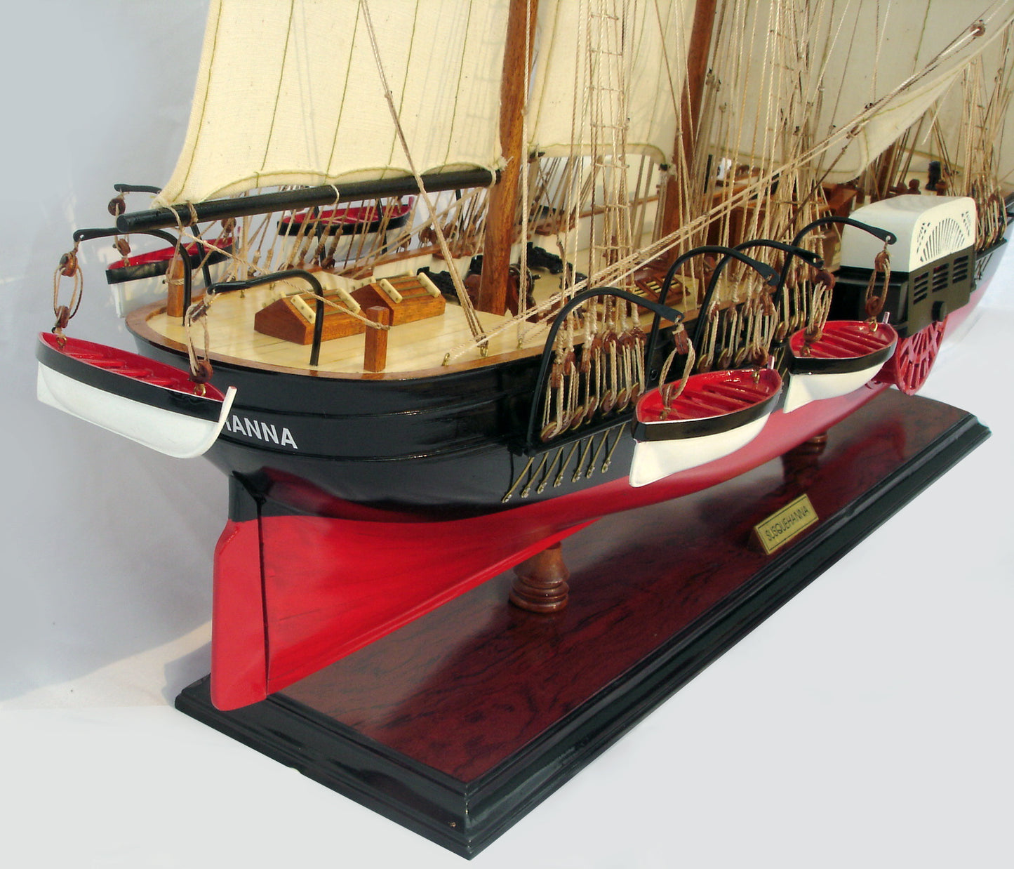 USS Susquehanna / Schiffsmodell / handgefertigt / Compass Models