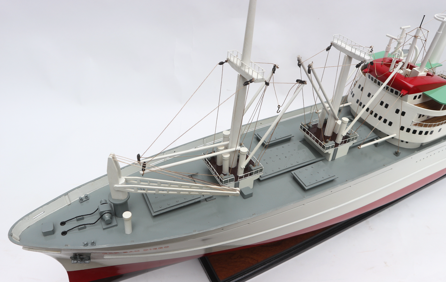 CAP SAN DIEGO / maqueta de barco / hecho a mano / Compass Models