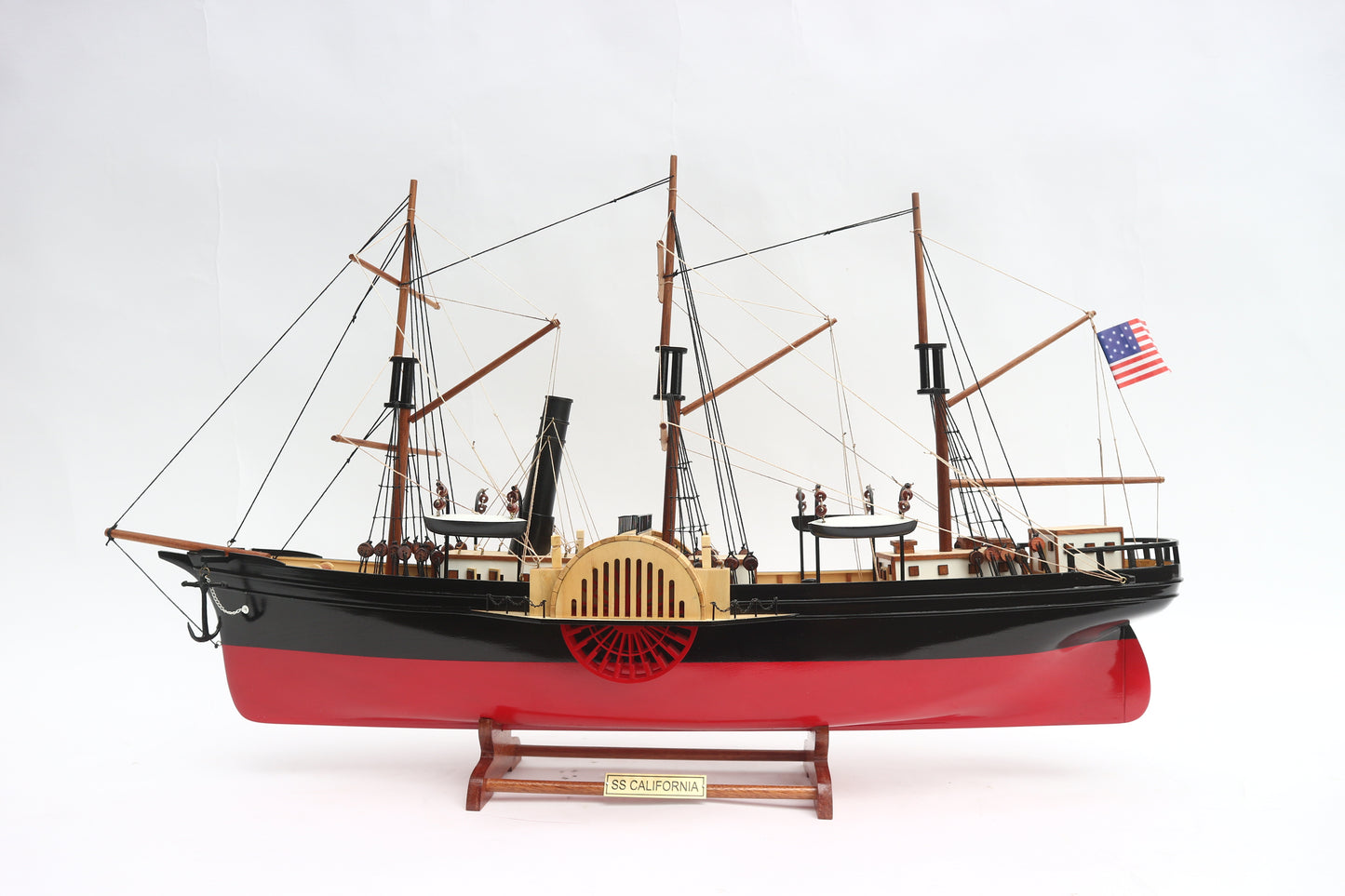 SS CALIFORNIA / ship model / handmade / Compass models