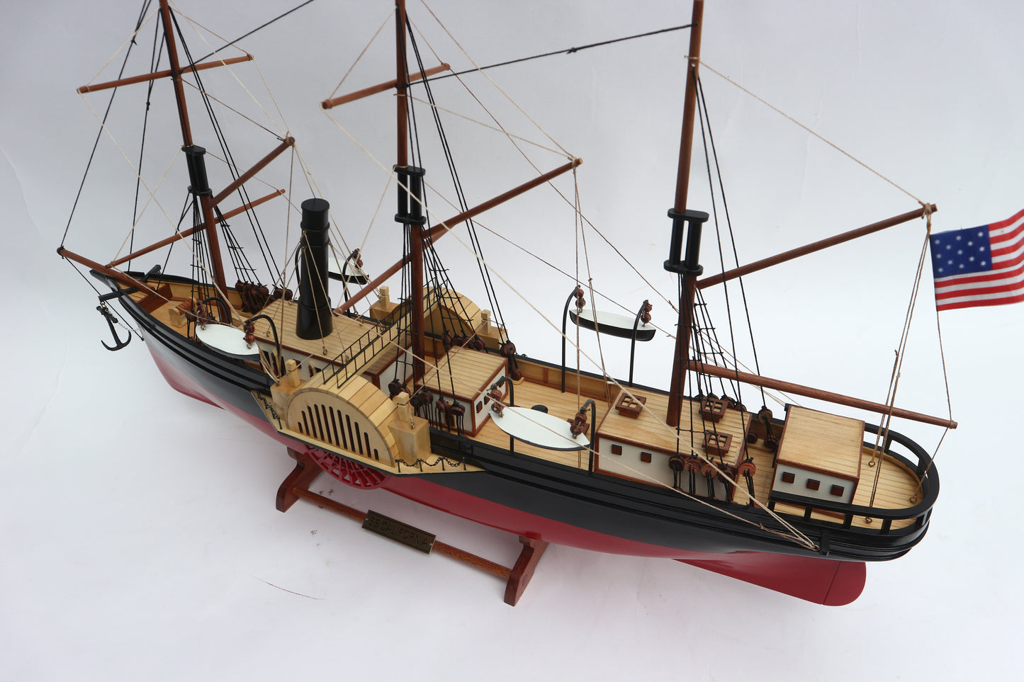 SS CALIFORNIA / ship model / handmade / Compass models