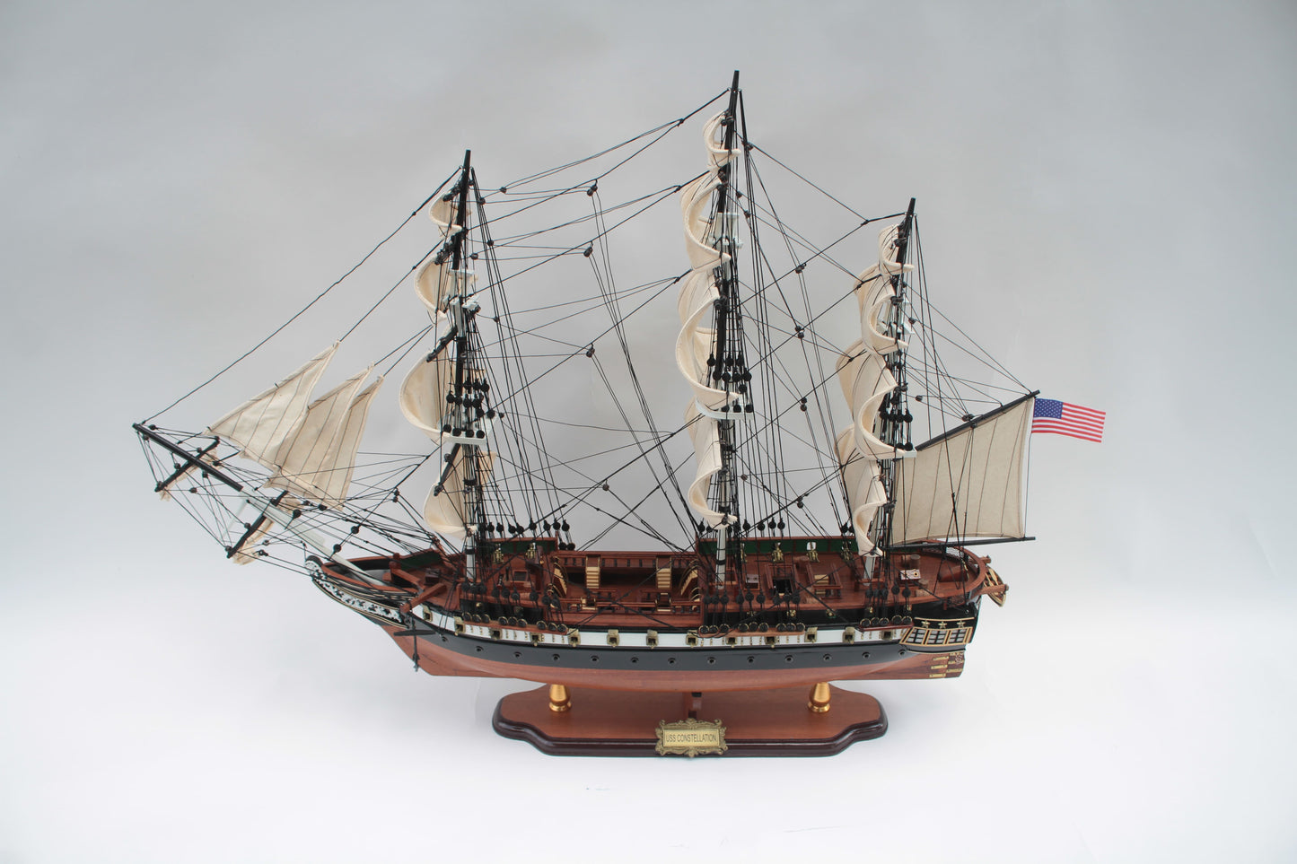 USS CONSTELLATION / ship model / handmade / Compass Models