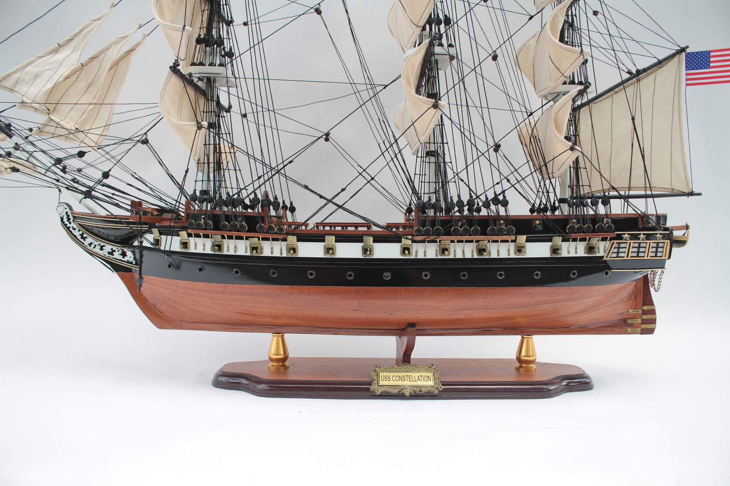 USS CONSTELLATION / ship model / handmade / Compass Models