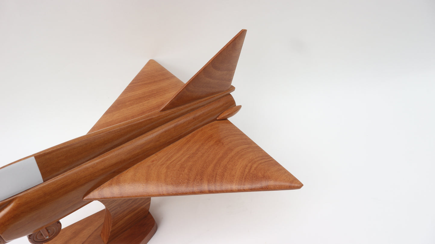 CONVAIR F102 wooden model / handmade / compass models