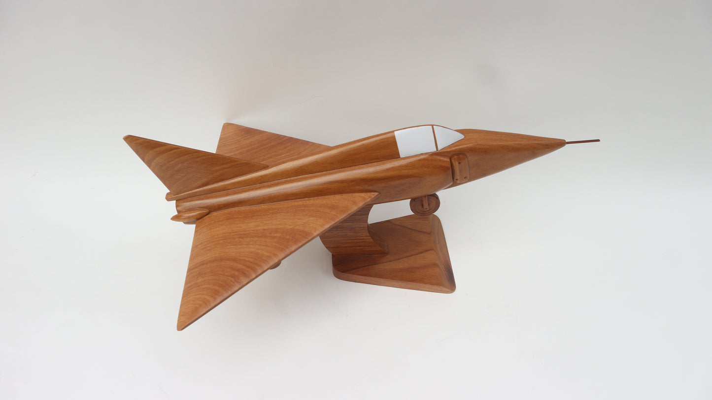 CONVAIR F102 wooden model / handmade / compass models