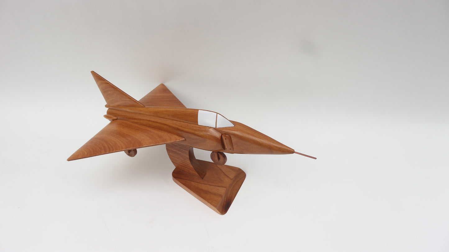 CONVAIR F102 wooden model / handmade / compass models