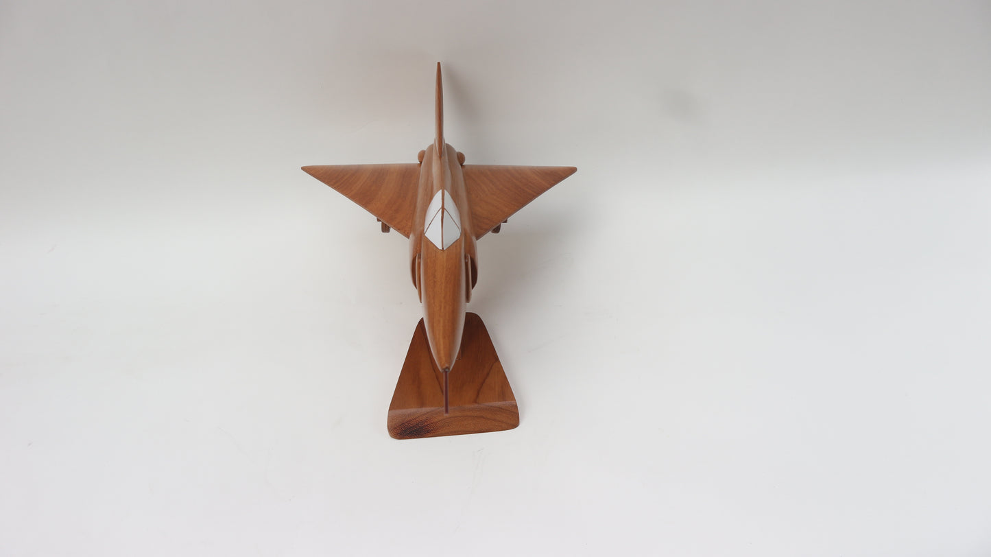 CONVAIR F102 wooden model / handmade / compass models