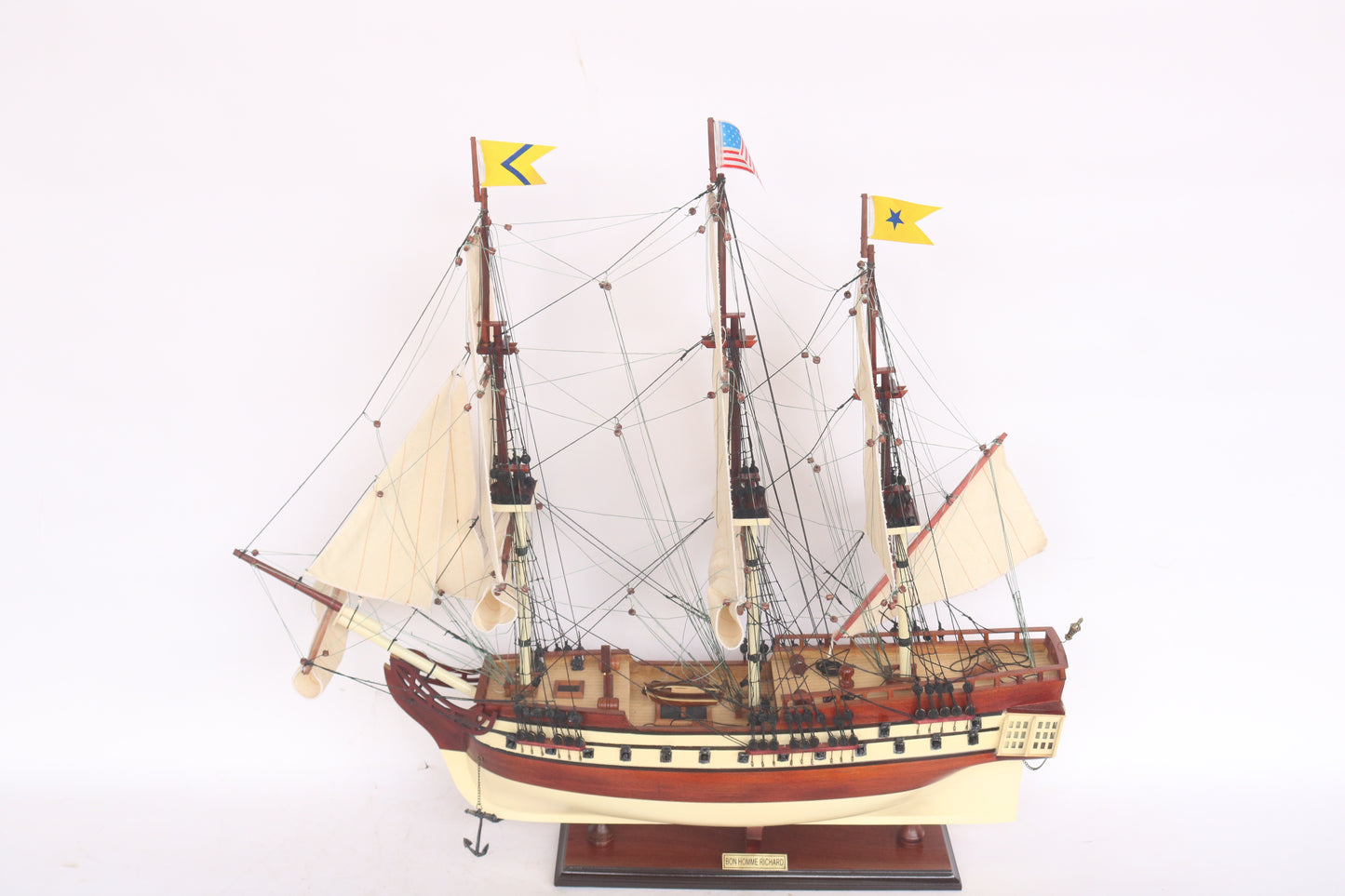 BON HOMME RICHARD / ship model / handmade / Compass Models