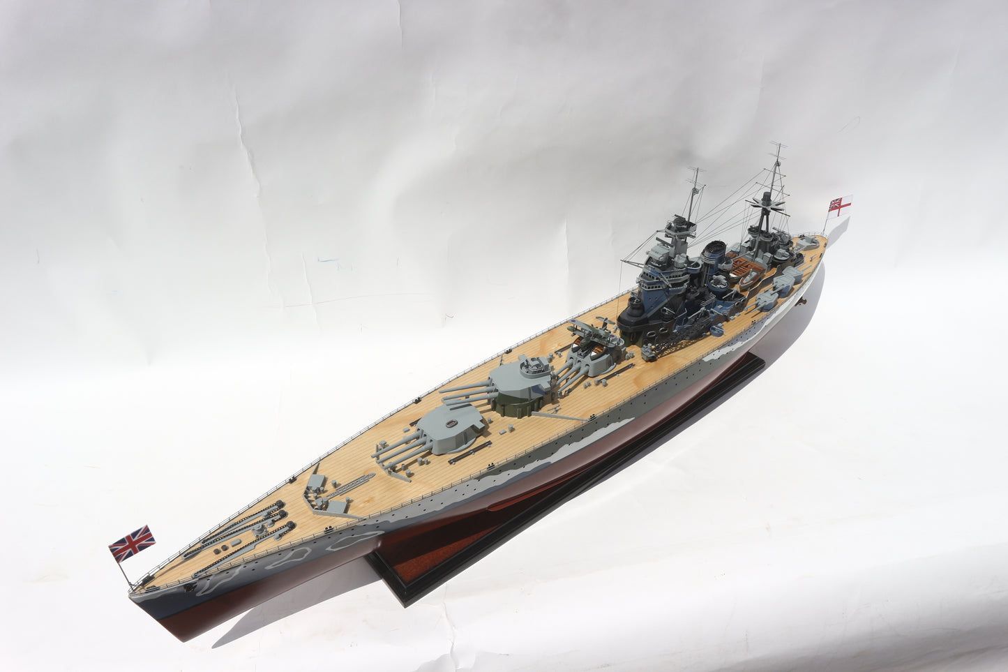 HMS RODNEY / ship model / handmade / Compass Models