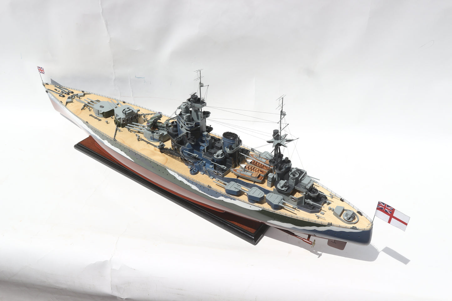 HMS RODNEY / ship model / handmade / Compass Models