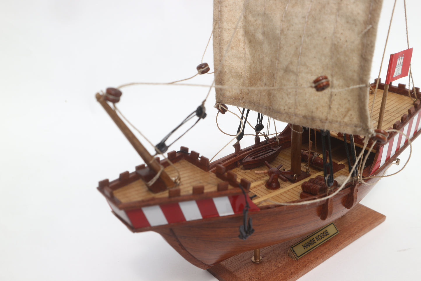 HANSE KOGGE / ship model / handmade / Compass Models