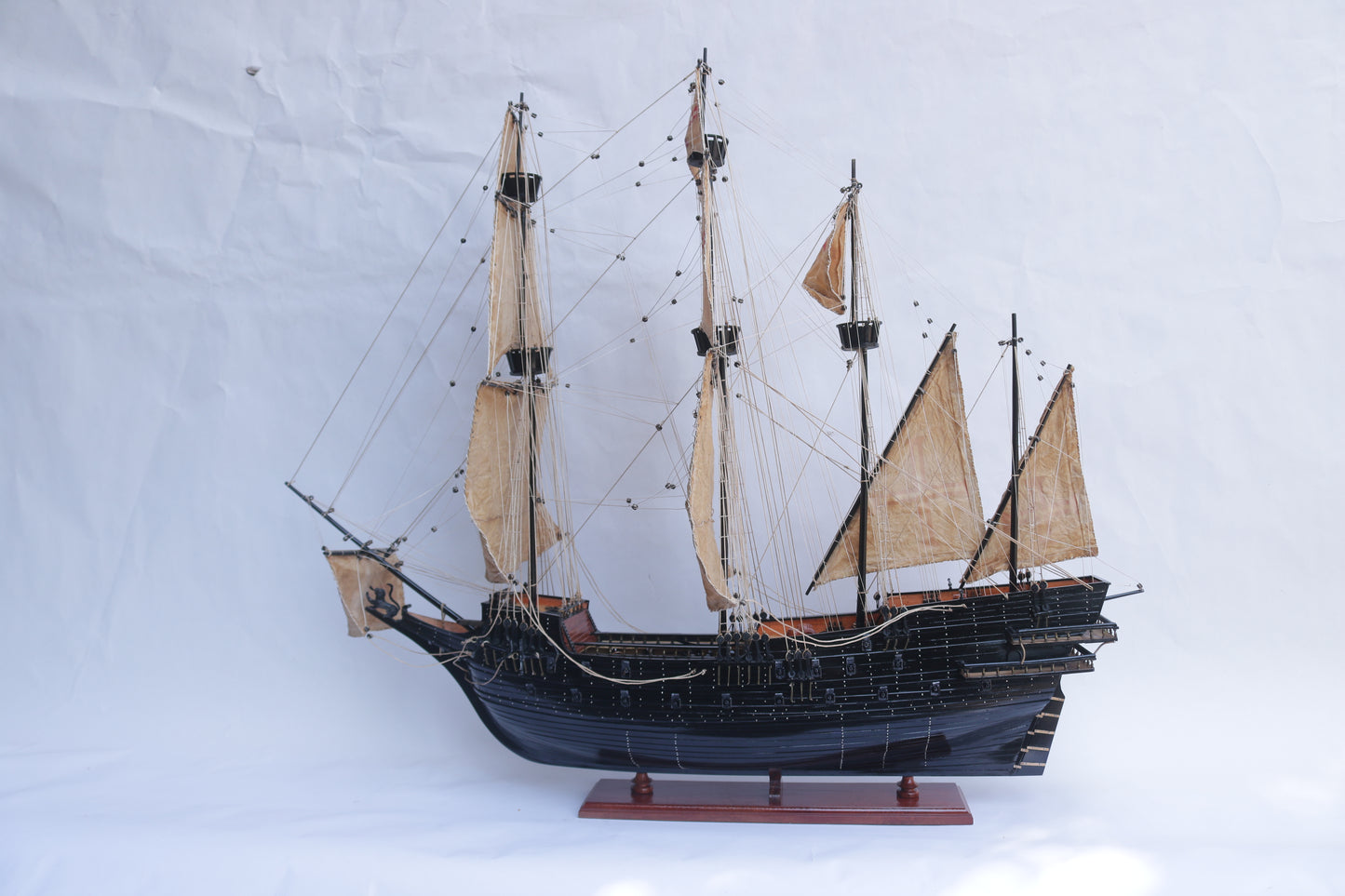 PORTUGUESE MYTOS BLACK / shipmodel / handmade / Compass Models 