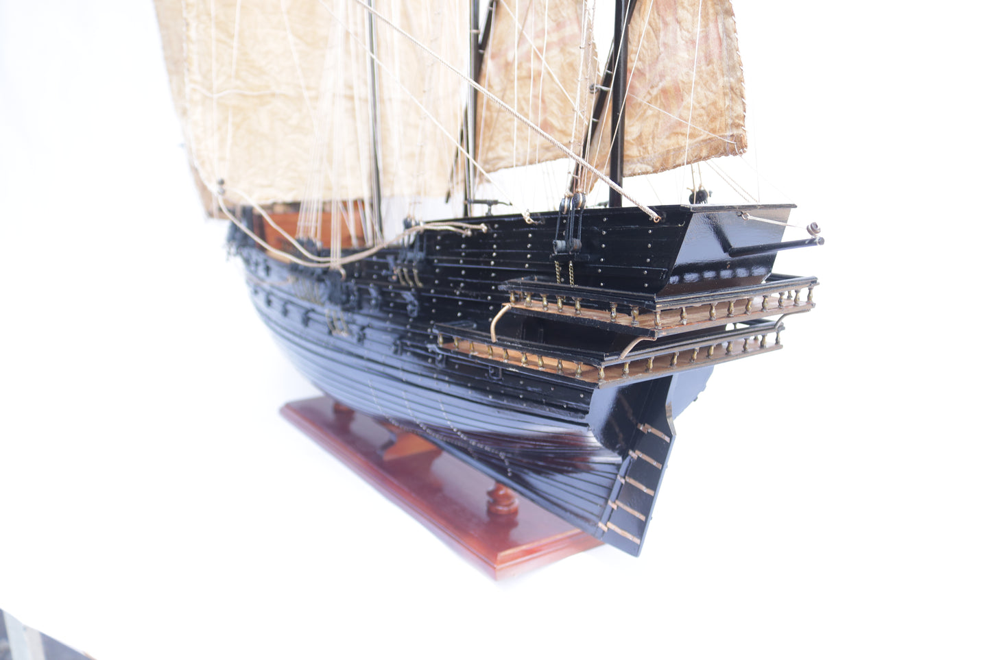 PORTUGUESE MYTOS BLACK / shipmodel / handmade / Compass Models