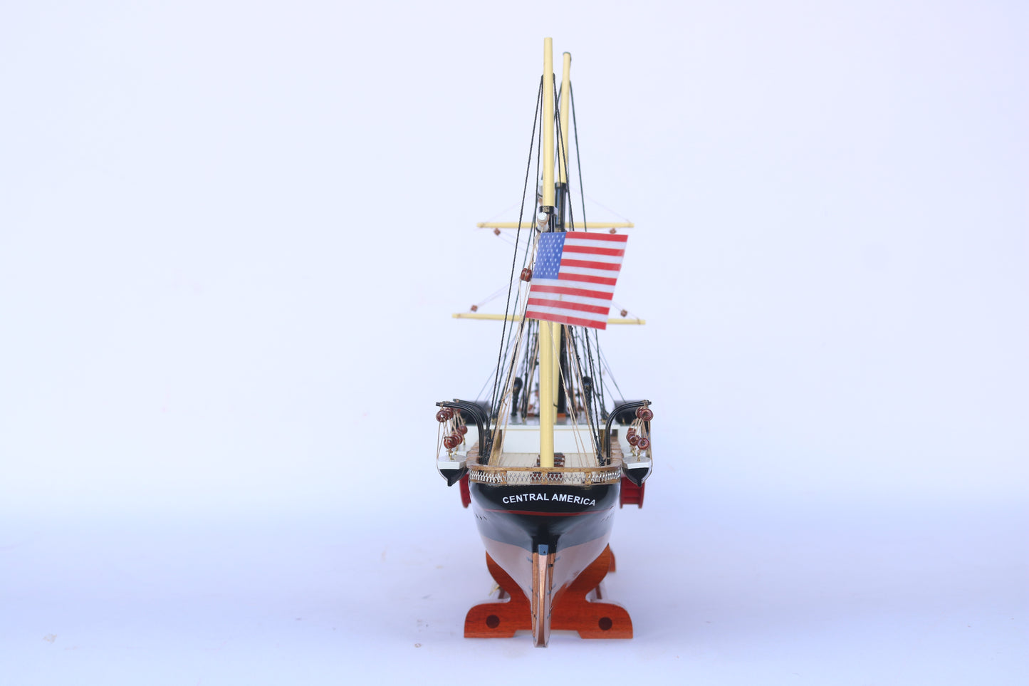 SS CENTRAL AMERICA / ship model / handmade / Compass models