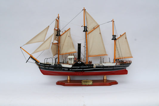 USS MICHIGAN / ship model / handmade / Compass Models