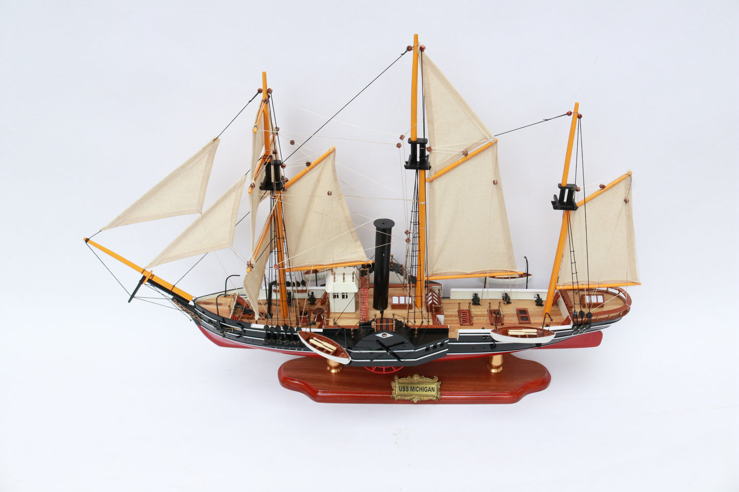 USS MICHIGAN / ship model / handmade / Compass Models