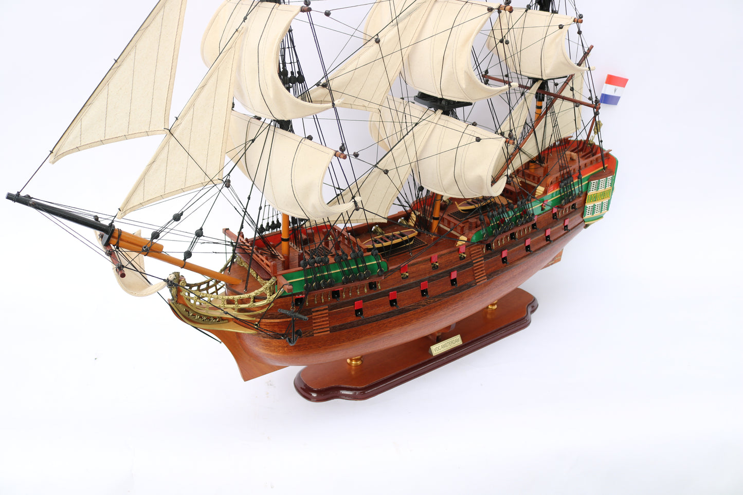 VOC Amsterdam / ship model / handmade / Compass Models