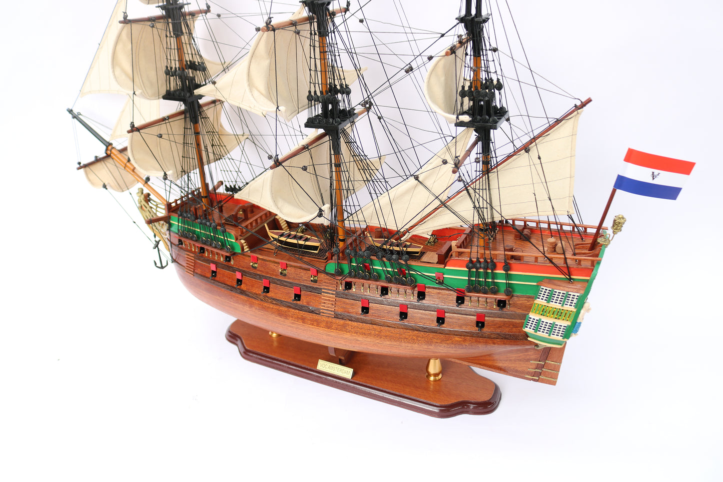 VOC Amsterdam / ship model / handmade / Compass Models