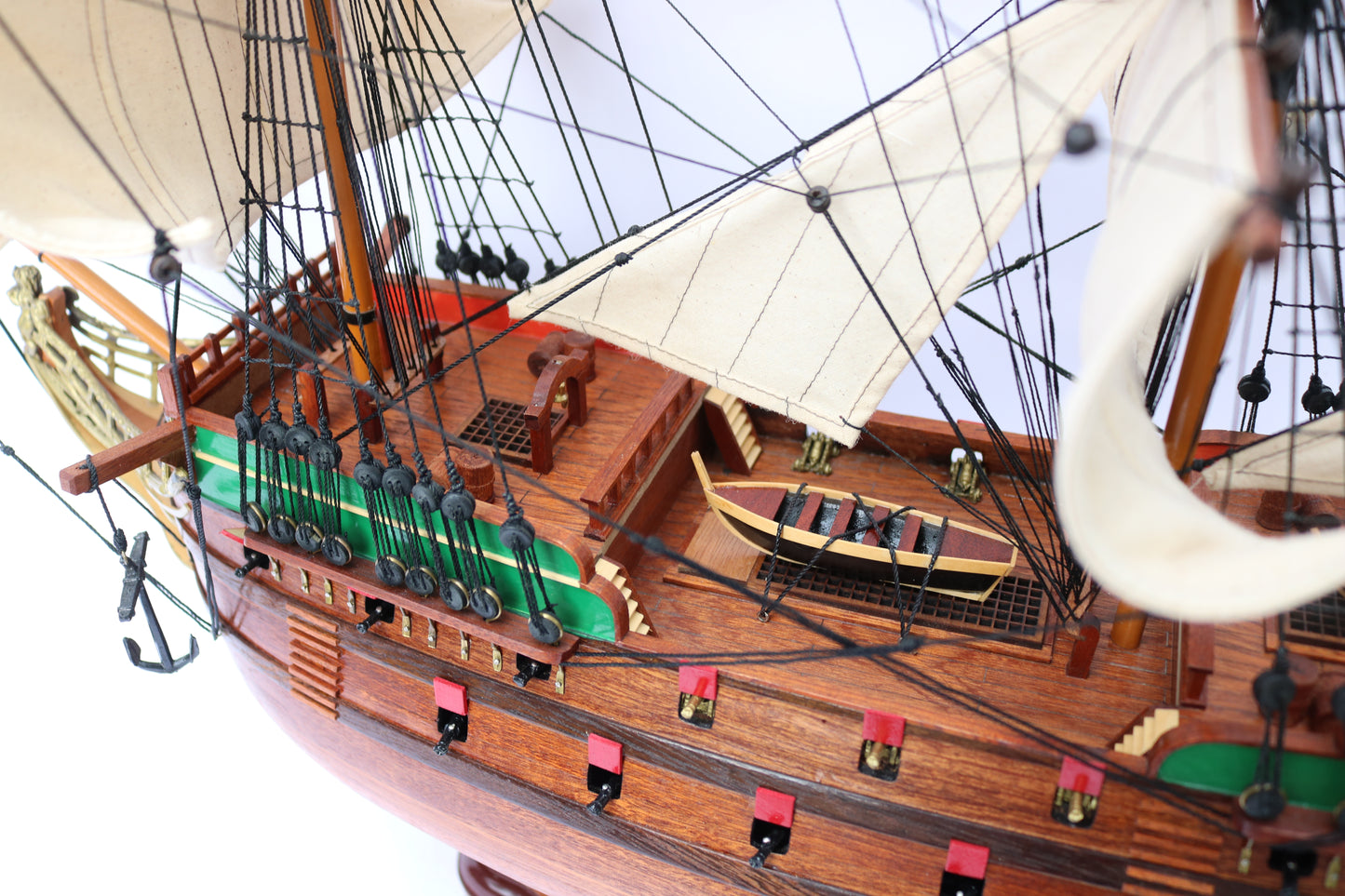 VOC Amsterdam / ship model / handmade / Compass Models