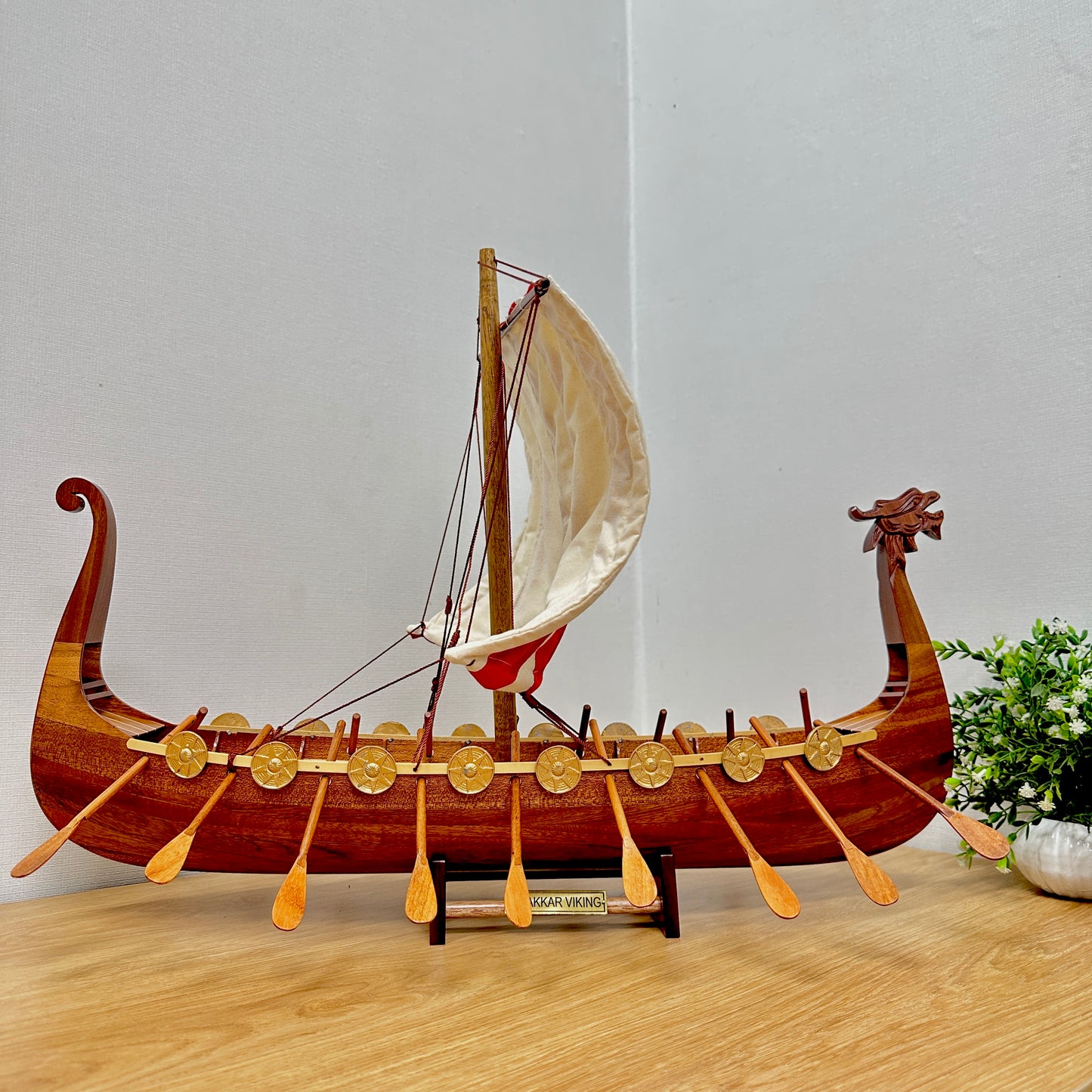 DRAKKAR VIKING / ship model / handmade / Compass Models