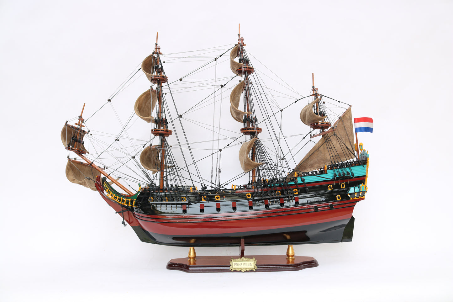 PRINS WILLIM / ship model / handmade / Compass Model