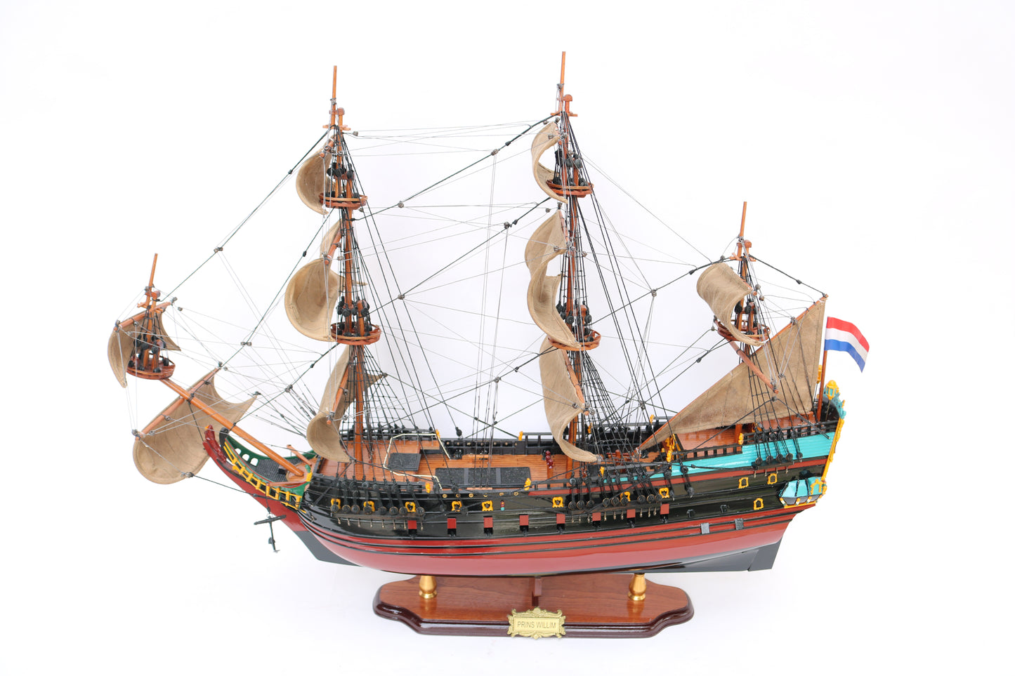 PRINS WILLIM / ship model / handmade / Compass Model