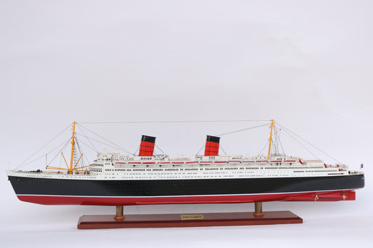 RMS QUEEN ELIZABETH / ship model / handmade / Compass Models 