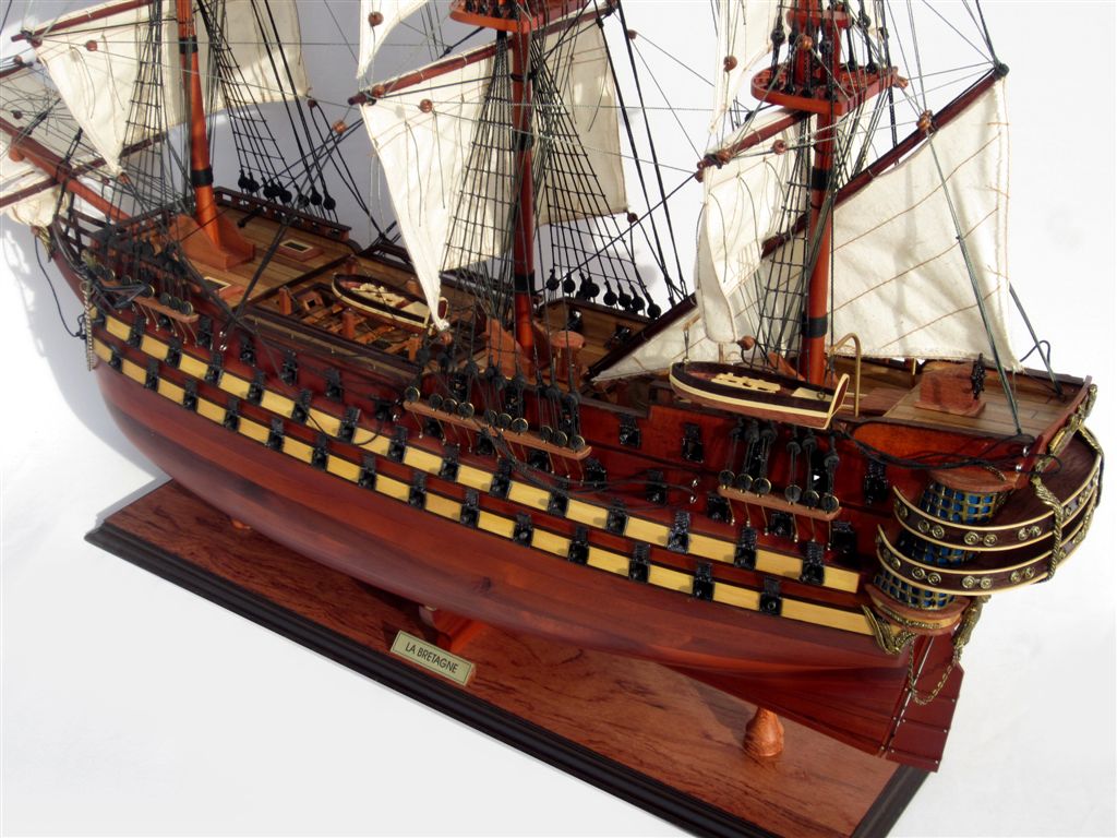 LA BRETAGNE / ship model / handmade / Compass Model