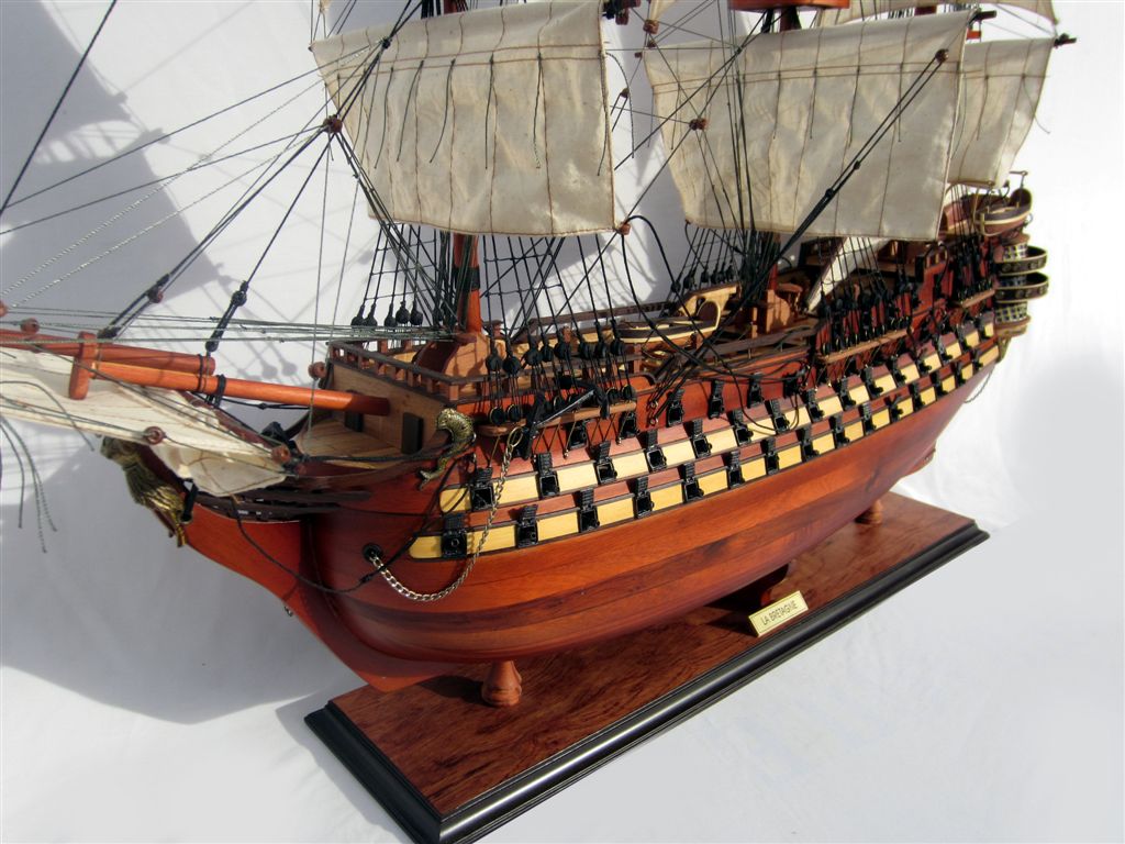 LA BRETAGNE / ship model / handmade / Compass Model