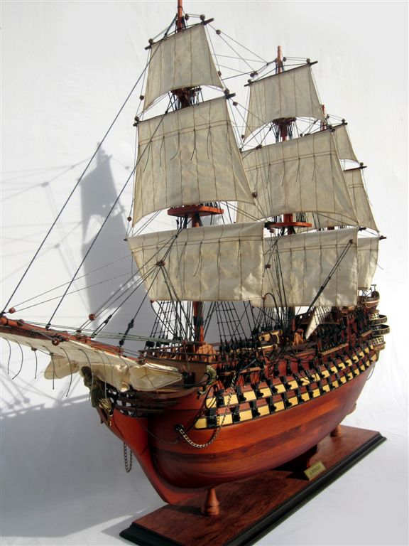 LA BRETAGNE / ship model / handmade / Compass Model