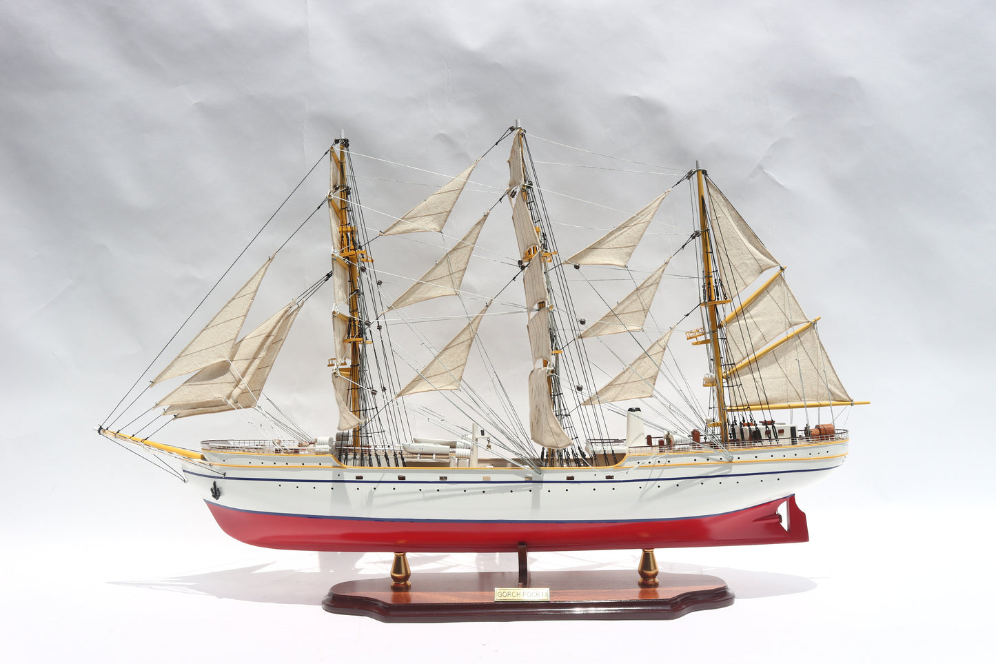 GORCH FOCK II / ship model / handmade / Compass Models