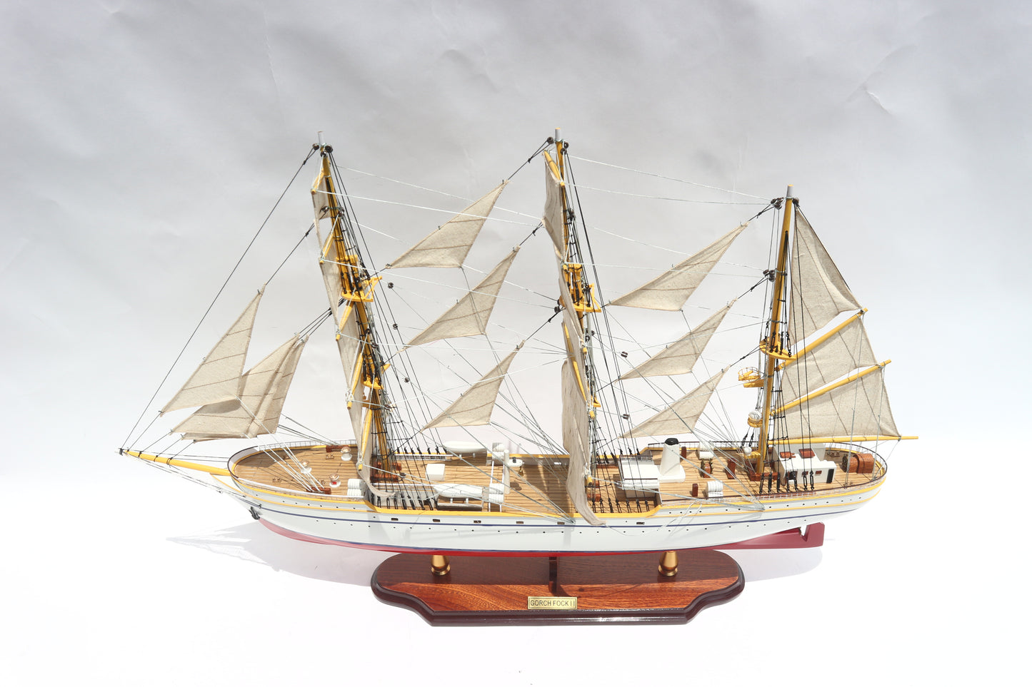 GORCH FOCK II / ship model / handmade / Compass Models