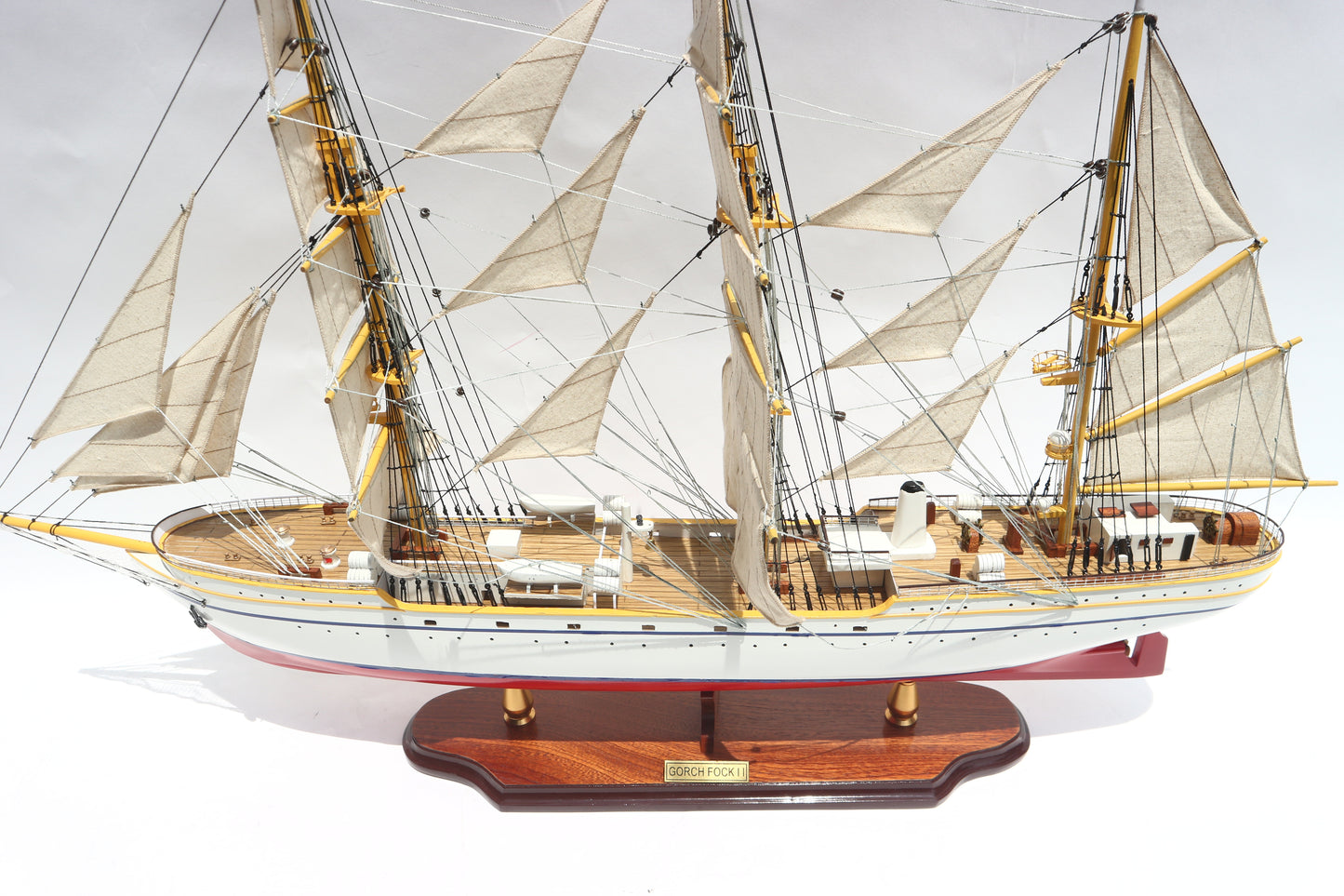 GORCH FOCK II / ship model / handmade / Compass Models