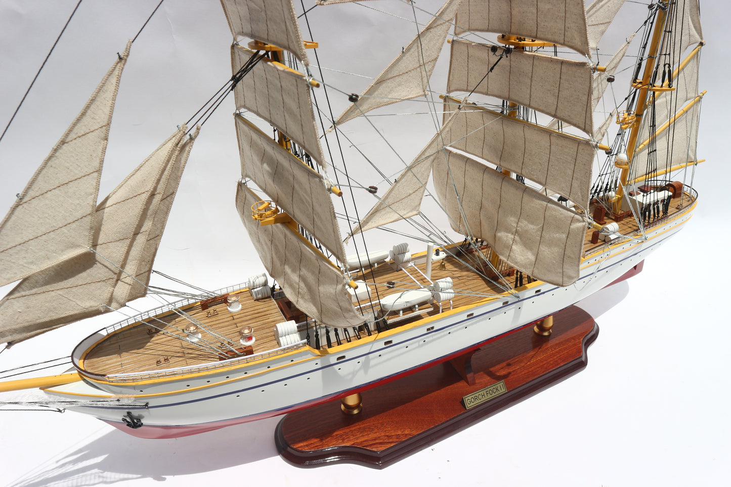 GORCH FOCK II / ship model / handmade / Compass Models