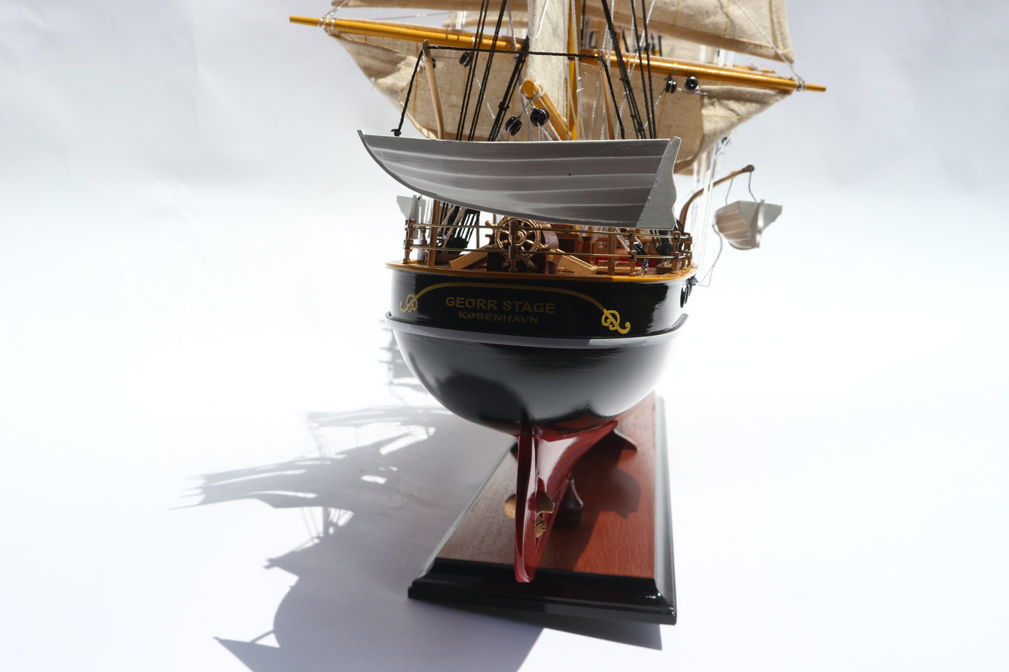 GEORG STAGE / ship model / handmade / Compass Model