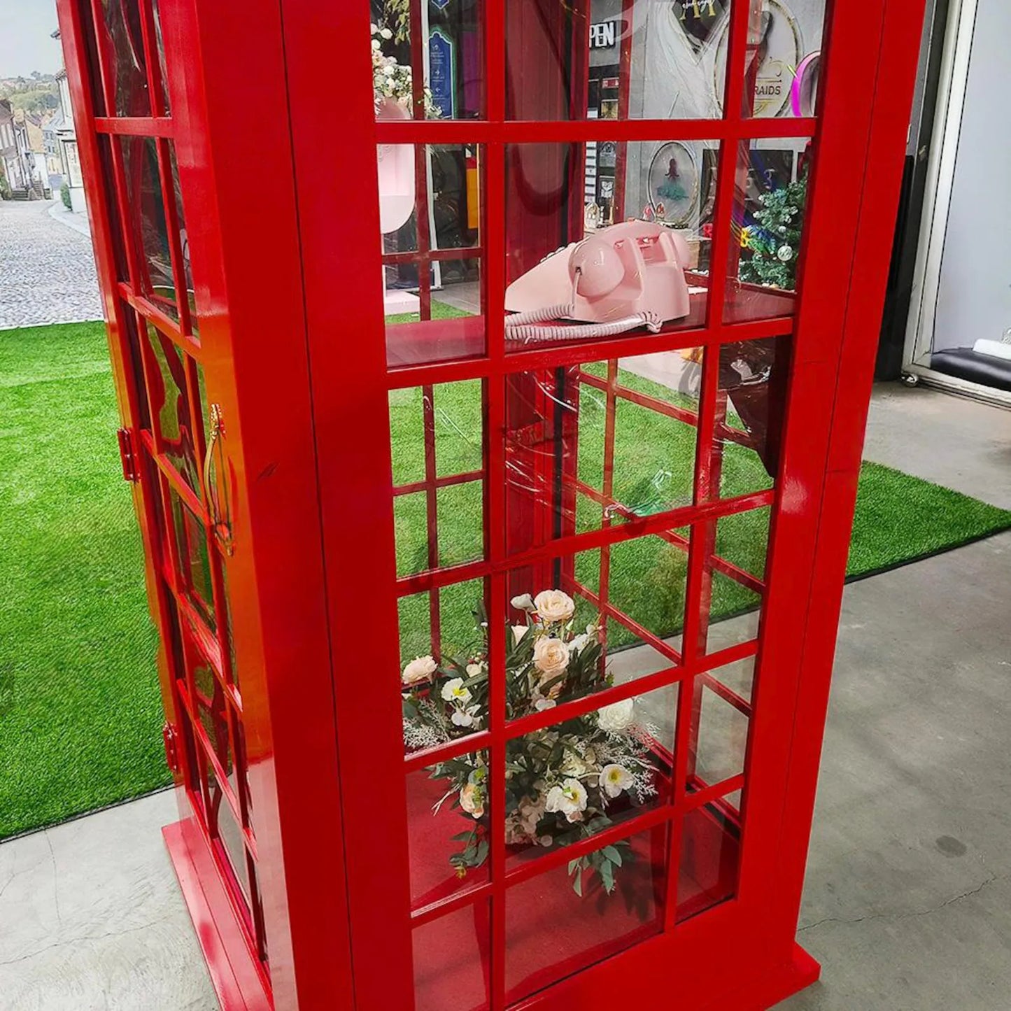 Telefonzelle / Englischer Stil / Hochzeitsdeko